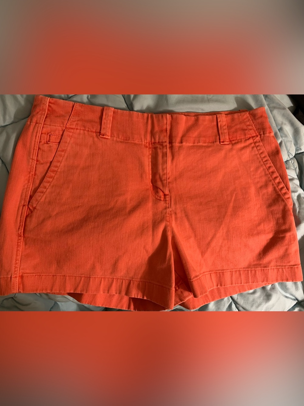 Vineyard Vines Bright Coral Cotton Shorts